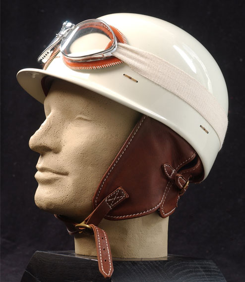 Chapal Vintage Racing Helmet weiß